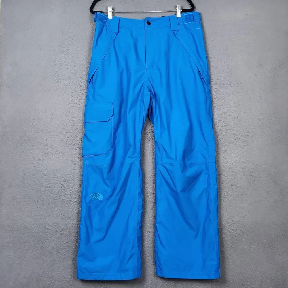 The North Face Snow Pants Mens Medium Blue DryVent Cargo Ski Winter NF0A2TKE